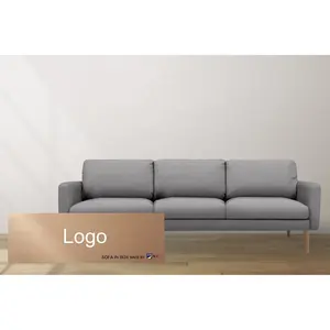 Novo design moderno 2 sofá de 3 lugares, tecido de sala de estar modular, fácil, sem ferramentas, montagem, lavável, sofá em caixa