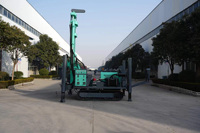 XLDRILL CS400A Foreuse de puits d'eau à changement de tige automatique, Moteur diesel, Boîte de vitesses, 91 kW, Chenilles 10 tonnes, Magasin de 270 m