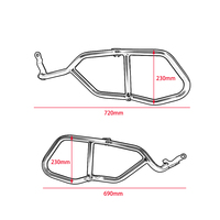 Accessoires de moto XXUN, protection du moteur, barre anti-chute, protection du cadre pour Yamaha MT09 FJ09 Tracer 900 GT 2015-2020
