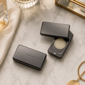 Contenant de Cologne Solide Rectangulaire Fin Portable et Rechargeable, Emballage de Parfum <span class=keywords><strong>Vide</strong></span> Métallique à Coulisse pour la <span class=keywords><strong>Poche</strong></span> - Product Image 3