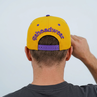 Casquette de sport d'extérieur à 6 panneaux avec logo brodé 3D, visière plate, personnalisable, bicolore, tendance, style hip-hop, snapback, 100% coton, unisexe
