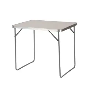 Toptan kamp katlanabilir masa açık eğlence piknik barbekü taşınabilir alüminyum alaşım katlanır masa Metal kahve parti masası