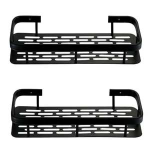 Étagère de rangement murale sans perçage pour salle de bain, étagère de toilette, rangement pour articles de toilette et lavabo, étagère murale en plastique - Product Image 1