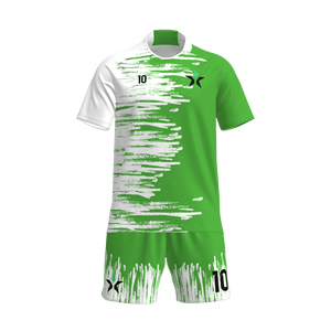Maillot de <span class=keywords><strong>football</strong></span> sublimé avec impression graphique, short à taille élastique, respirant, uniforme d'équipe pour la compétition - Product Image 1