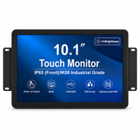 Moniteur industriel à écran tactile PCAP 10,1''-65'', cadre ouvert, étanche IP65, montage sur panneau, OEM/ODM