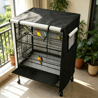 Housse de cage à oiseaux Maple Joy, imperméable, anti-poussière, robuste, pour cage d'extérieur, protection respirante en maille, tailles personnalisées, fabriqué en Chine