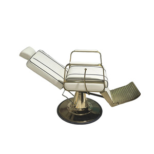Sillón de Barbería Moderno de Altura Ajustable con Marco Reclinable de Acero Inoxidable para Corte de Cabello y Contorno Facial, Uso en Salón - Product Image 4