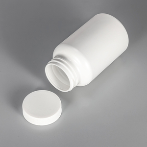 Factory Price Custom logo White Empty 50cc 200ml 250ml 300ml <strong>HDPE</strong> <strong>Plastic</strong> Vitamin Pill Capsule <strong>Bottle</strong> Medicine <strong>Bottles</strong> with Lid - Product Image 2