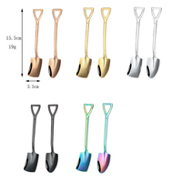 Ensemble de cuillères à glace en acier inoxydable, 304, 11 pièces, Unique, en forme de pelle