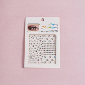 Pegatinas personalizadas DIY cara joyas impermeable cristal pegatina maquillaje acrílico cara perla diamante joyas <span class=keywords><strong>para</strong></span> <span class=keywords><strong>mujer</strong></span> - Product Image 4