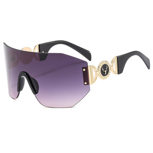 Psn Shield <b>Sunglasses</b> <b>Rimless</b> UV400 Unisex Outdoor Sports Adult Fashion - Product Image 3