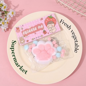 Hot Selling Jumbo Cat Paw Squeeze Toys Soft Muddy Feel Slow Rebound Eco-Friendly Plastic Silicone Unisex Stress Relief <b>Fidget</b> - Product Image 3
