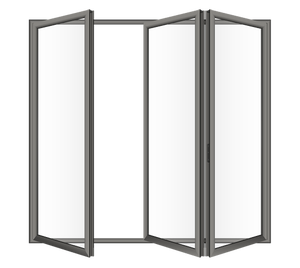 الحديثة مع الزجاج المزدوج وشاشة الحشرات للفناء والحديقة الخارجية استخدام فتح طوي لمراكز التسوق - Product Image 3