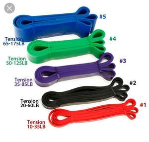 Ensemble de bandes de résistance avec logo personnalisé, bandes d'assistance pour tractions, bandes de résistance pour yoga, vente en gros - Product Image 2