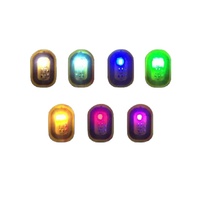 Pegatina NFC flexible con luces LED para decoración de uñas Compartir información en redes sociales Tiktok Seguir canal de video Suscribirse