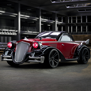 Auto RC Drift Classica 1:16 4WD a Proporzioni Reali con Fari Devil Angel Eye Sincronizzati e Controllo su Strada - Product Image 6