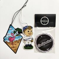 Désodorisant en papier personnalisé GIFTWAY parfumé au citron, longue durée, lavable, pour voiture, motif ange animal, nouveau design Feng Shui Chine-Chic