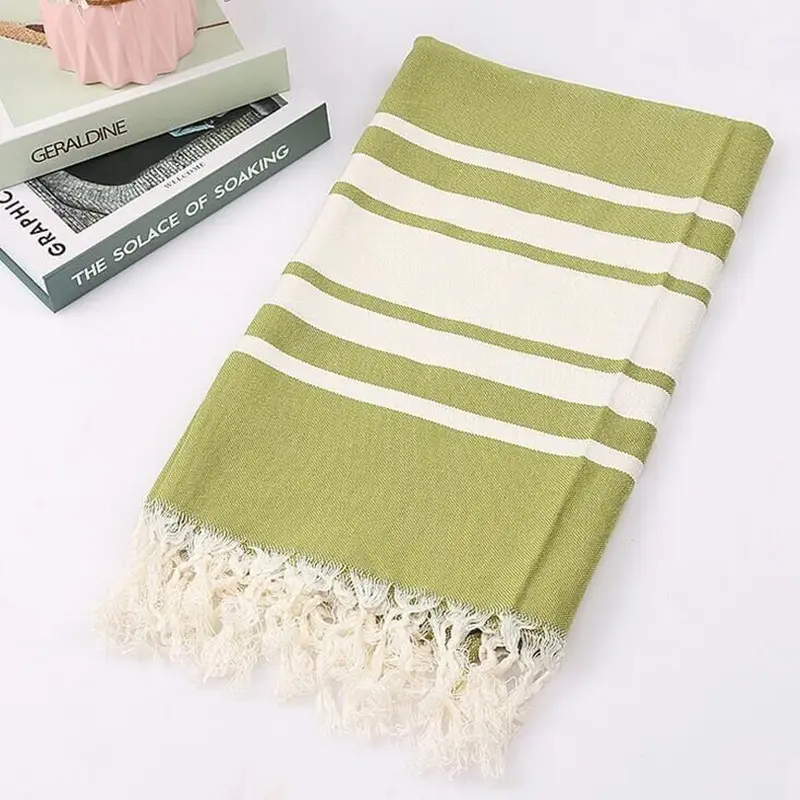 100% coton léger Fouta serviettes serviette de bain turc