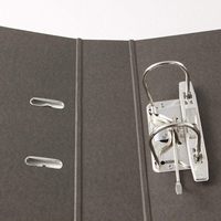 Ounan MTN-PF-001 gris foncé 2 trous A4 reliure à anneaux à levier durable fichier papier personnalisable impression de couleurs pour l'organisation