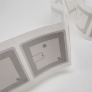 50*50mm ISO/IEC 15693 I CODE SLIX RFID HF White Library <strong>Book</strong> Sticker - Product Image 2