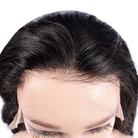 Perruque Full Lace sans colle, bandeau en dentelle HD invisible, 200% entièrement tissée à la main, aspect naturel lâche, peut être permanentisée et teinte