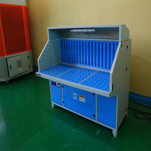 طاولة طحن أفقية جديدة للنجارة مع نظام تجميع الغبار وصقل وتلميع الحجر وطاولة لحام بنظام شفط الهواء - Product Image 5