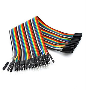 Personalizado macho a hembra 1P 2P 3P 4P 5P 6P 10P DuPont 2,54mm línea de placa de pruebas plana cinta de puente arnés de cable - Product Image 3