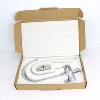 Évier de cuisine commercial à col de cygne noir 3/4/5 voies robinet soda/filtre/refroidisseur eau laiton 5 en 1 mélangeur eau RO robinet