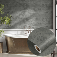 ORON <strong>3D</strong> Grey Concrete Peel & Stick <strong>3D</strong> Home Wallpaper Papier Peint <strong>Decoration</strong> Maison Waterproof Cement Wallpaper for Living Room