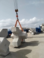 Moule à blocs Dolos sur mesure en acier de précision pour la protection des côtes