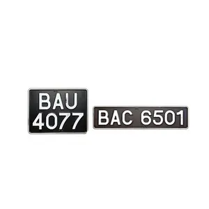 License Plates of Brunei Custom Embossed Blank Sublimation Car Aluminum License Plates