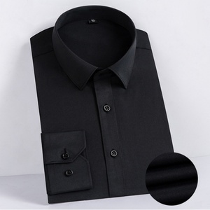 Camisas de Vestir Personalizadas al por Mayor, 100% Algodón, Formales, de Manga Larga, para Hombre, con Estampado, Lisas, Casuales, para Negocios - Product Image 3
