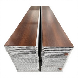 Panneau de plafond en PVC chêne clair, rectangulaire, à âme creuse, pour plafond suspendu, étanche, pour hôtel - Product Image 3