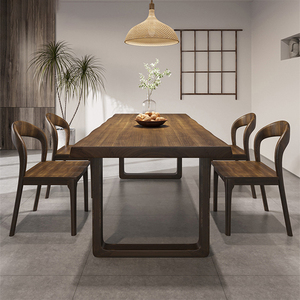 Fabbrica diretta di mobili di lusso solido soood Dinning <span class=keywords><strong>tavolo</strong></span> rettangolare <span class=keywords><strong>in</strong></span> legno massiccio <span class=keywords><strong>tavolo</strong></span> <span class=keywords><strong>e</strong></span> <span class=keywords><strong>sedie</strong></span> <span class=keywords><strong>Set</strong></span> - Product Image 3