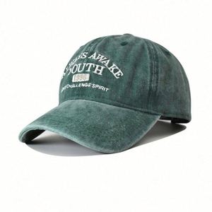 Casquettes de baseball vintage non structurées en coton lavé avec logo brodé personnalisé pour hommes – Vente en gros - Product Image 3