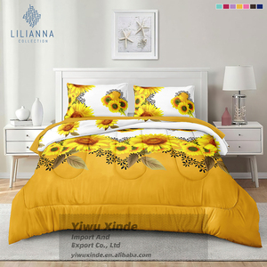 Juego de edredón de cama de 4 piezas, juegos de edredón, juegos de edredón de algodón de lujo, tamaño king para el frío - Product Image 4