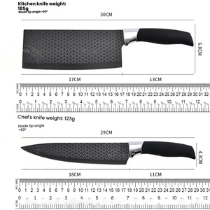 Stainless steel kitchen <b>knife</b> accessories <b>set</b> household meat cleaver <b>knife</b> six-piece gift box messer <b>set</b> - Product Image 4