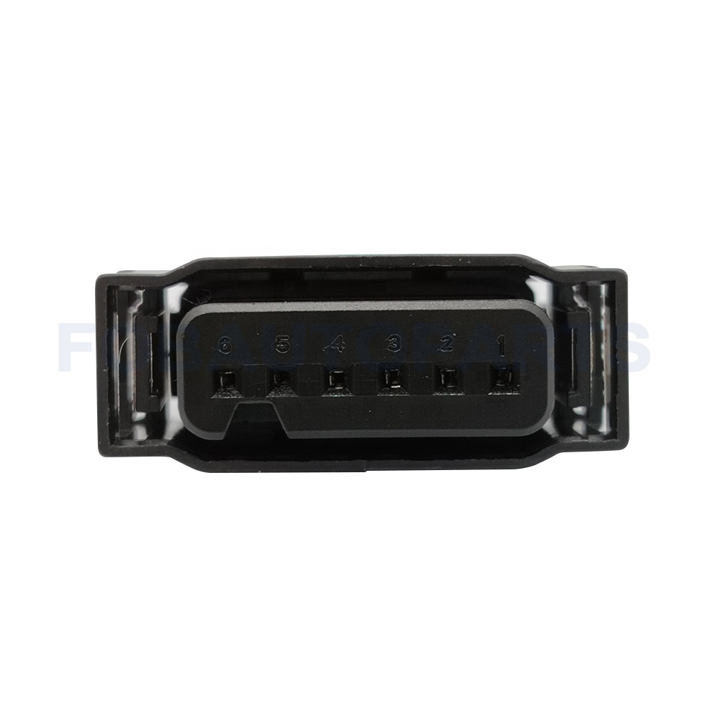 CT6-0130M Connector Wire 6pin Female for Mercedes-Benz Front Radar Black 4-Wire All Access