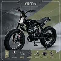 Vélo électrique DITON S-300, batterie centrale 60V 25AH, charge en 5-8h, frein hydraulique, 20 pouces, VTT électrique haute puissance pour adultes