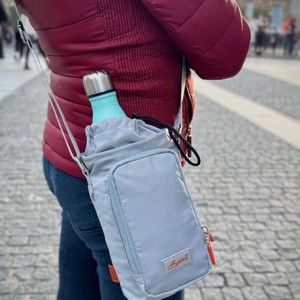Single Shoulder New Outdoor Men's Fur Crossbody Storage Bag <b>Square</b> Trendy Drawstring Water Bottle Multifunctional - Product Image 3