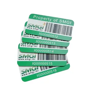 Tùy chỉnh kim Loại Tài Sản mã vạch tài sản tag Số serial 3m300lse tự dính nhãn mặt sau - Product Image 2