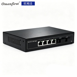 4포트 기가비트 PoE 스위치, 2개의 SC 광포트 포함, 1000Mbps 이더넷 네트워크 스위치, 72W, CCTV IP 카메라용, 공장 도매 - Product Image 2