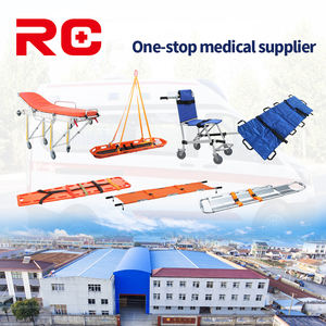 Dispositivos de primeros auxilios Entrenamiento Dos pliegues Plegable Médico Aluminio Ambulancia Transporte Hospital Emergencia Camilla plegable - Product Image 6