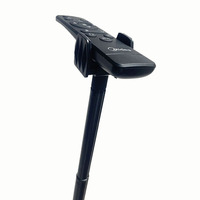 Support de poignée de bâton de téléphone en U extensible en plastique léger 35-55mm pour petit enregistreur de caméra