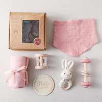 Ensemble de jouets pour bébé Kaiyue, serviette à bave personnalisée, cartes de développement pour bébé, anneau en bois, hochet, bain, photos de bébés, cadeau de naissance