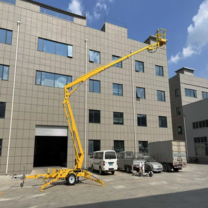 Trailer mounted 18m Tow di belakang Trailer Mount Boom Lift mini boom lift - Product Image 6