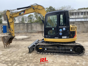 Excavadora de cadenas CAT308D de segunda mano, bien mantenida, calidad original, procedente de Japón, excavadora confiable en venta, pocas horas de uso. - Product Image 2