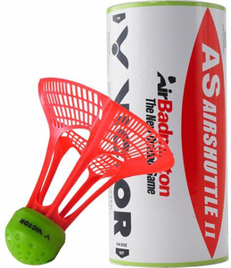 VICTOR AS AirShuttle II BWF - Volantes Oficiales <span class=keywords><strong>de</strong></span> Bádminton, Volantes <span class=keywords><strong>de</strong></span> Nailon Resistentes al Viento para Exteriores, 3 Unidades por Tubo - Product Image 6