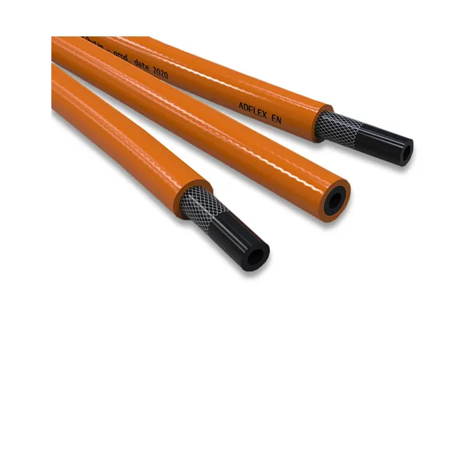 Tuyau en PVC de couleur orange de qualité supérieure de marque italienne Offre Spéciale pour l'approvisionnement en gaz selon en 16436