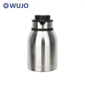 Multiple Capacities Stainless Steel Thermal Carafe Turkish Arabic Dallah Insulated Milk Jug Vacuum Kettle Thermos Coffee Pot